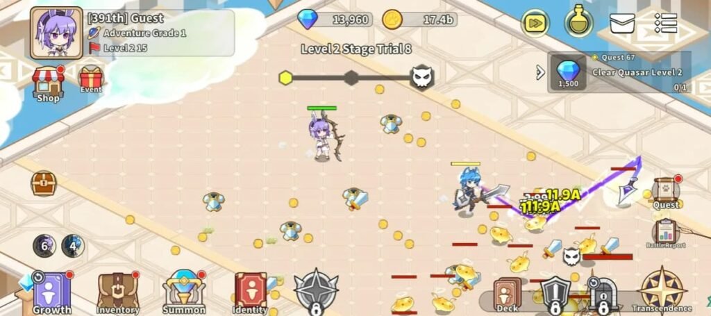 Supernova Idle Codes gameplay