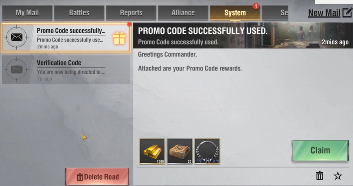 Warpath codes rewards