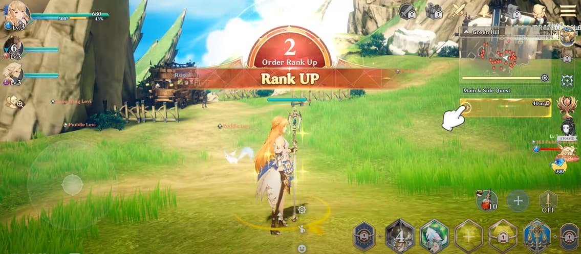 Gran Saga Codes gameplay