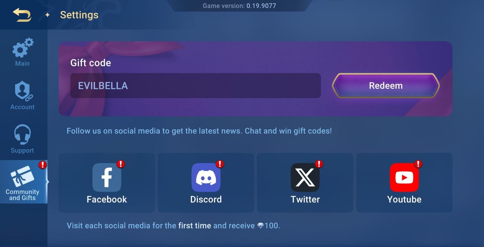 League of Masters Redeem Codes center