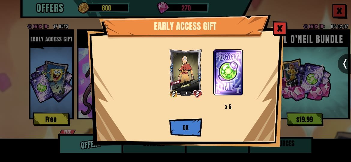 Nickelodeon Card Clash Codes rewards
