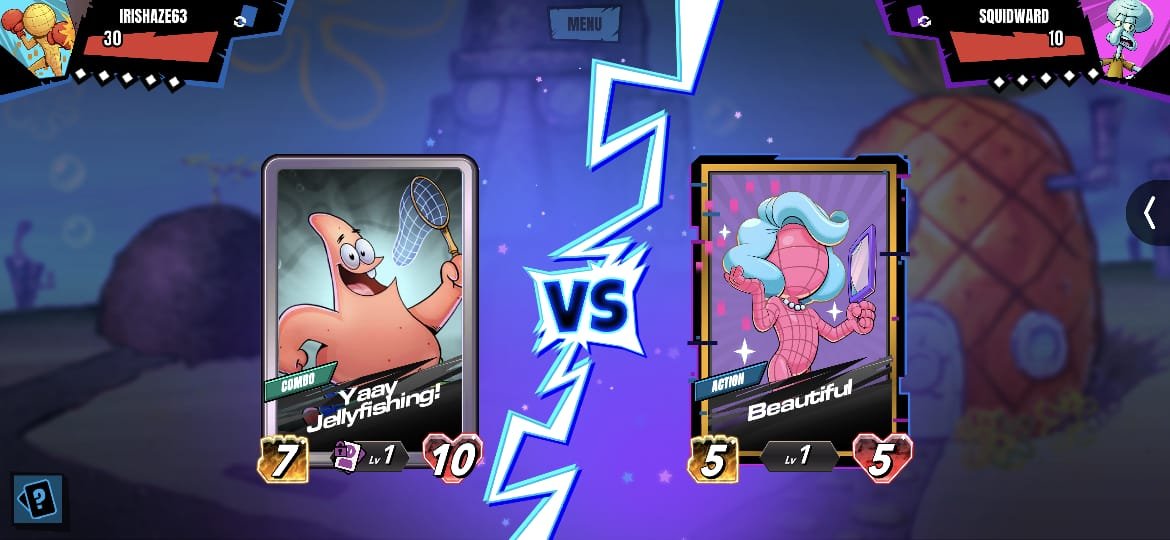 Nickelodeon Card Clash gameplay